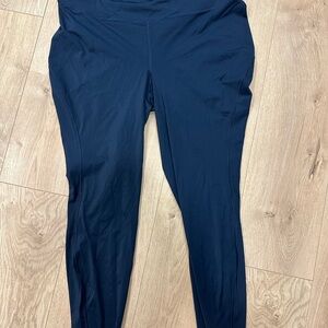 Navy Blue Lululemon base pace Leggings